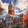 Auburn University Architecture Diamond Painting