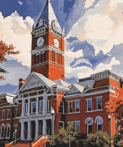 Auburn University Architecture Diamond Painting