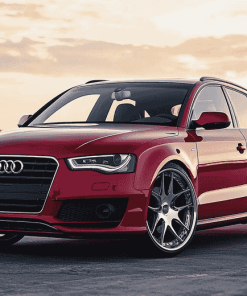 Audi Red Car Diamond Painting