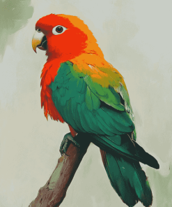 Austrailian King Parrot Bird Diamond Painting