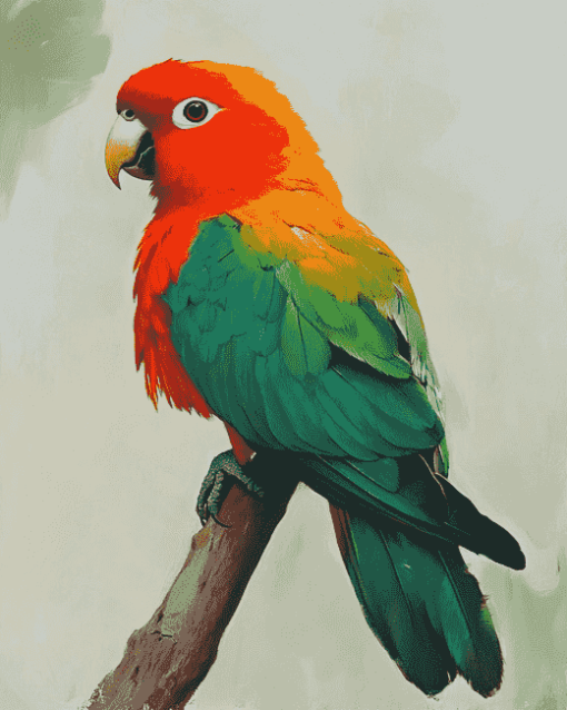 Austrailian King Parrot Bird Diamond Painting