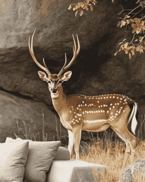 Axis Deer Diamond Painting