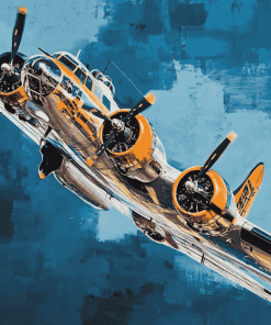 B17 Aircraft Diamond Painting