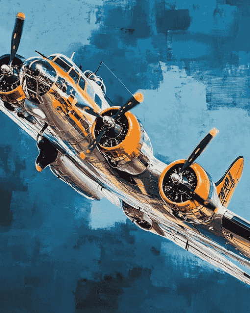 B17 Aircraft Diamond Painting