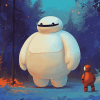 BAYMAX Cartoon Fun Diamond Painting