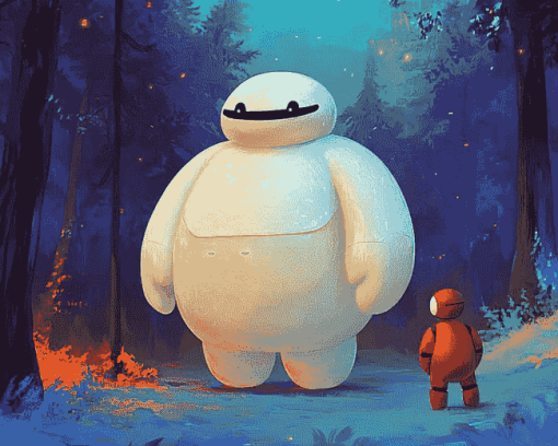 BAYMAX Cartoon Fun Diamond Painting