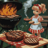 BBQ Feast Diamond Painting