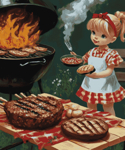 BBQ Feast Diamond Painting