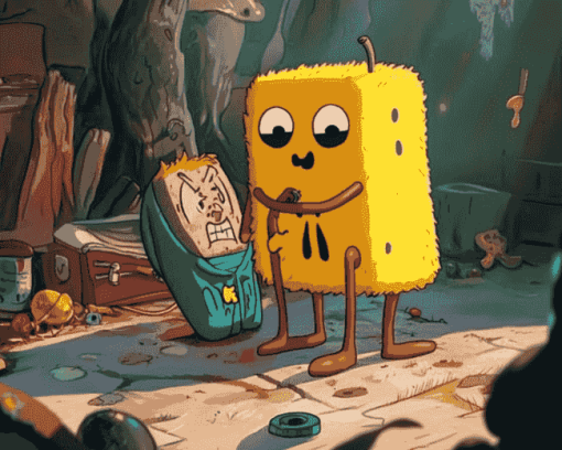 BMO and Jake Adventure Time Diamond Painting