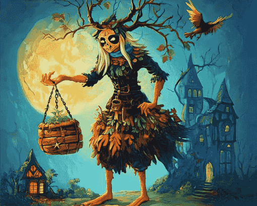 Baba Yaga Animation Diamond Painting