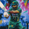 Babar Azam Cricket Star Diamond Painting