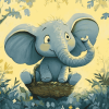 Babar's Adventures Diamond Painting