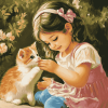 Babies and Kitties Magic Diamond Painting