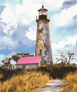 Bald Head Lighthouse North Carolina Diamond Painting