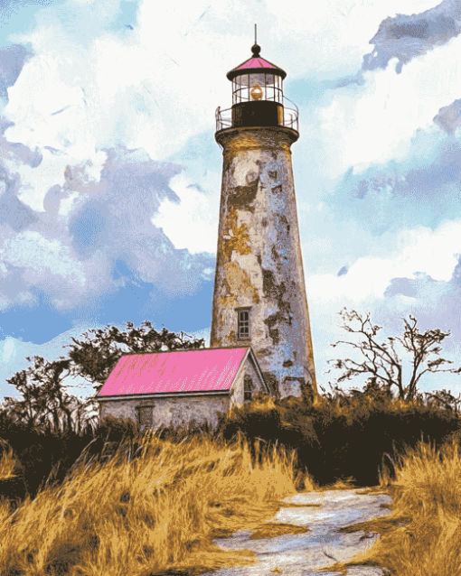 Bald Head Lighthouse North Carolina Diamond Painting