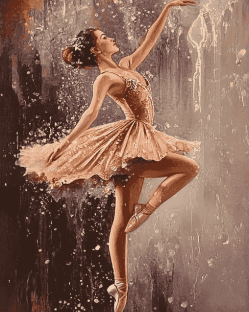 Ballet Princess Vintage Diamond Painting