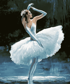 Ballet Swan Lake Ballerina Diamond Painting