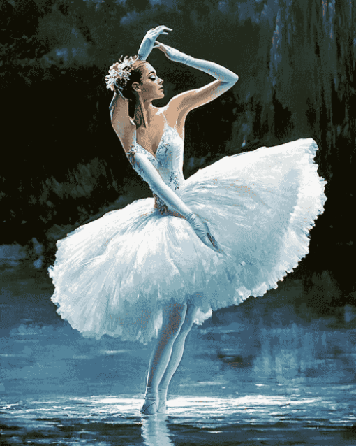 Ballet Swan Lake Ballerina Diamond Painting