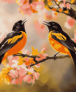 Baltimore Oriole Birds Diamond Painting