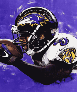 Baltimore Ravens Football Diamond Painting