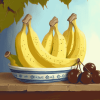 Bananas In Pajamas Cartoon Diamond Painting