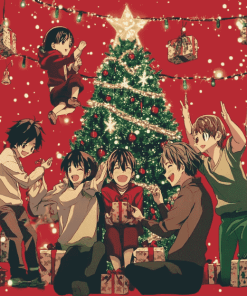 Barakamon Anime Holiday Diamond Painting