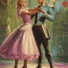 Barbie and Prince Dance Animation Diamond Painting