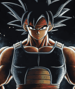 Bardock Anime Art Diamond Painting