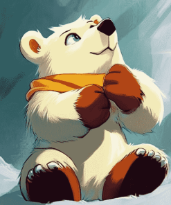 Bark The Polar Bear Sonic Diamond Painting