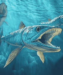 Barracuda Ocean Fish Diamond Painting