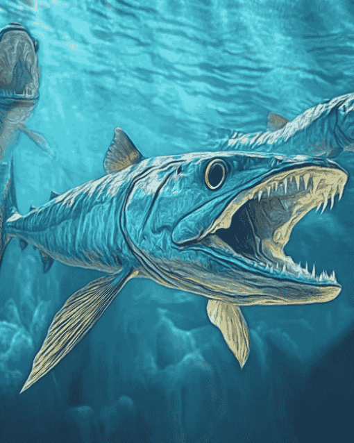 Barracuda Ocean Fish Diamond Painting