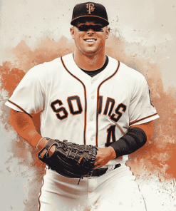 Baseball Giants Player Diamond Painting