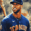 Baseball Player George Springer Diamond Painting