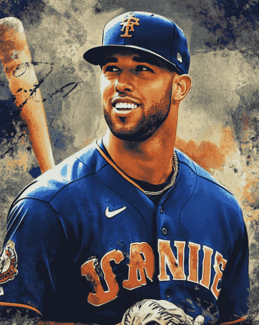 Baseball Player George Springer Diamond Painting