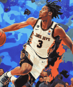 Basketball Star Jaden Ivey Diamond Painting