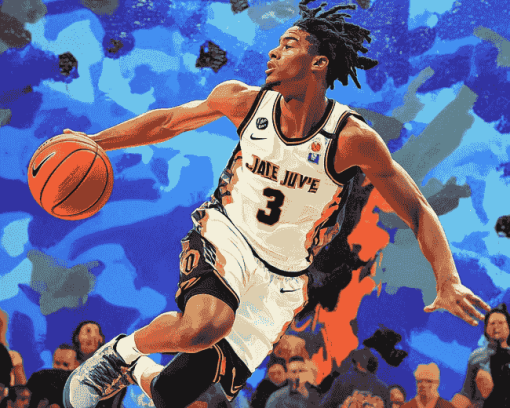 Basketball Star Jaden Ivey Diamond Painting