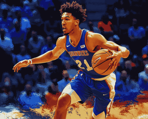 Basketball Star Jalen Wilson Diamond Painting