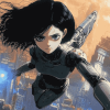 Battle Angel Alita Anime Diamond Painting