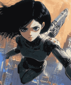 Battle Angel Alita Anime Diamond Painting