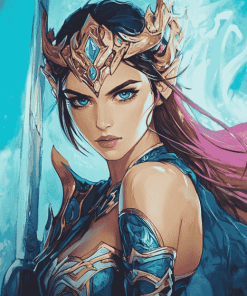 Battleground Queen Janna Diamond Painting