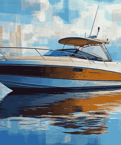 Bayliner Ocean Scene Diamond Painting