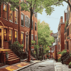 Beacon Hill Streets Diamond Painting