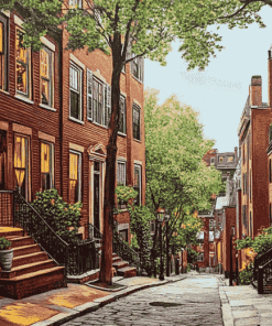 Beacon Hill Streets Diamond Painting