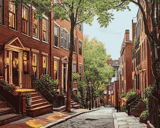 Beacon Hill Streets Diamond Painting