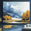 Beautiful Mountains and Lakes Diamond Painting