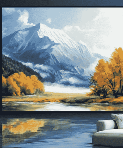 Beautiful Mountains and Lakes Diamond Painting