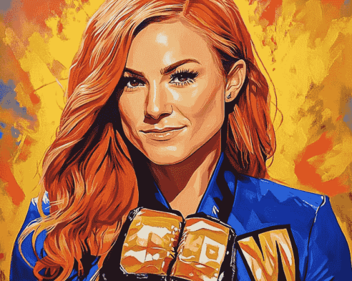 Becky Lynch WWE Diamond Painting