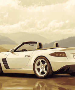 Beige Saturn Sky Engines Diamond Painting