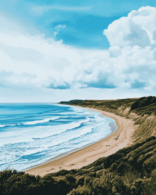 Bells Beach Seascapes Diamond Painting