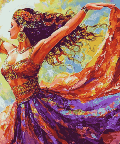 Belly Dancer Woman Diamond Painting